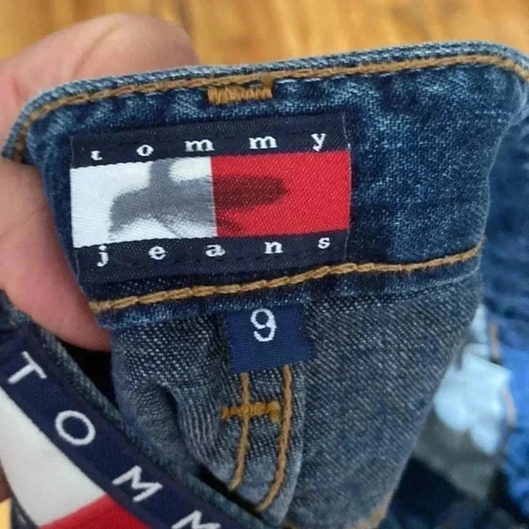Vintage Tommy Hilfiger denim midi skirt - Picture 8 of 10